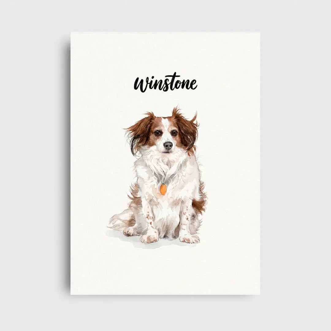 Watercolor Pet Portrait