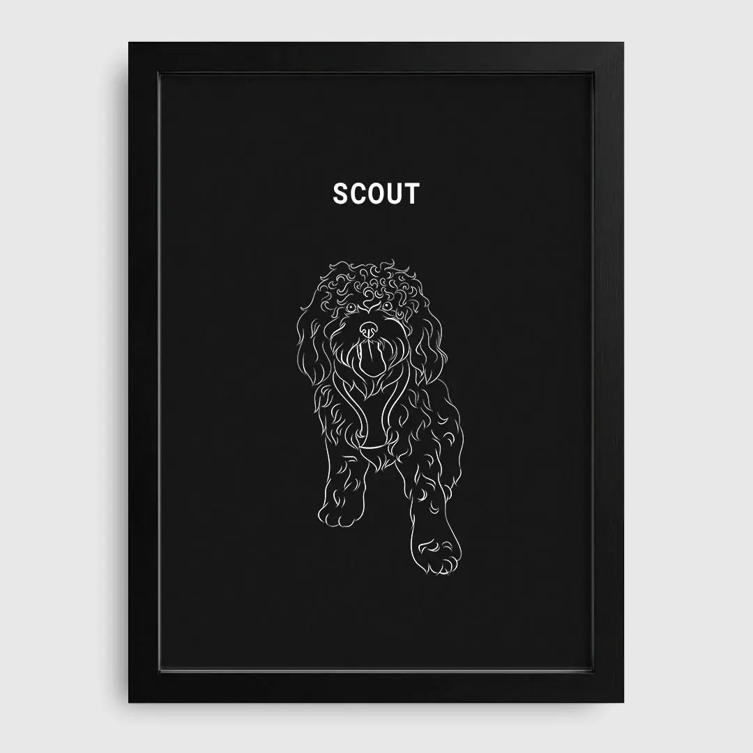 Line Art Pet Portrait
