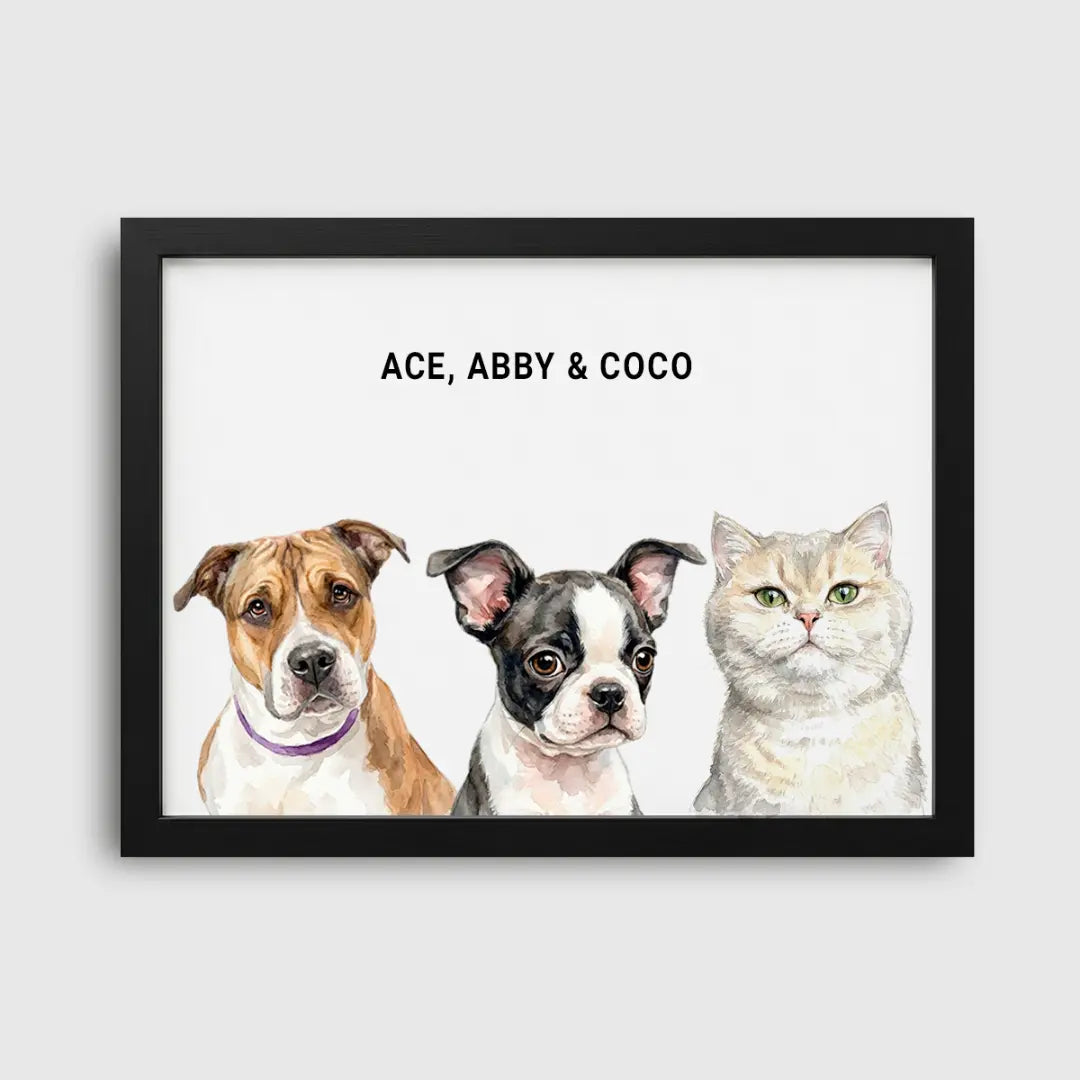 Watercolor Pet Portrait