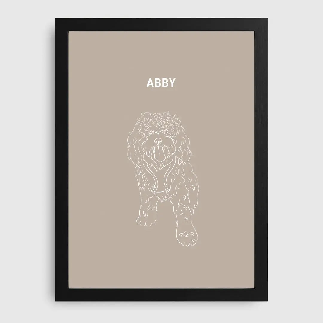 Line Art Pet Portrait