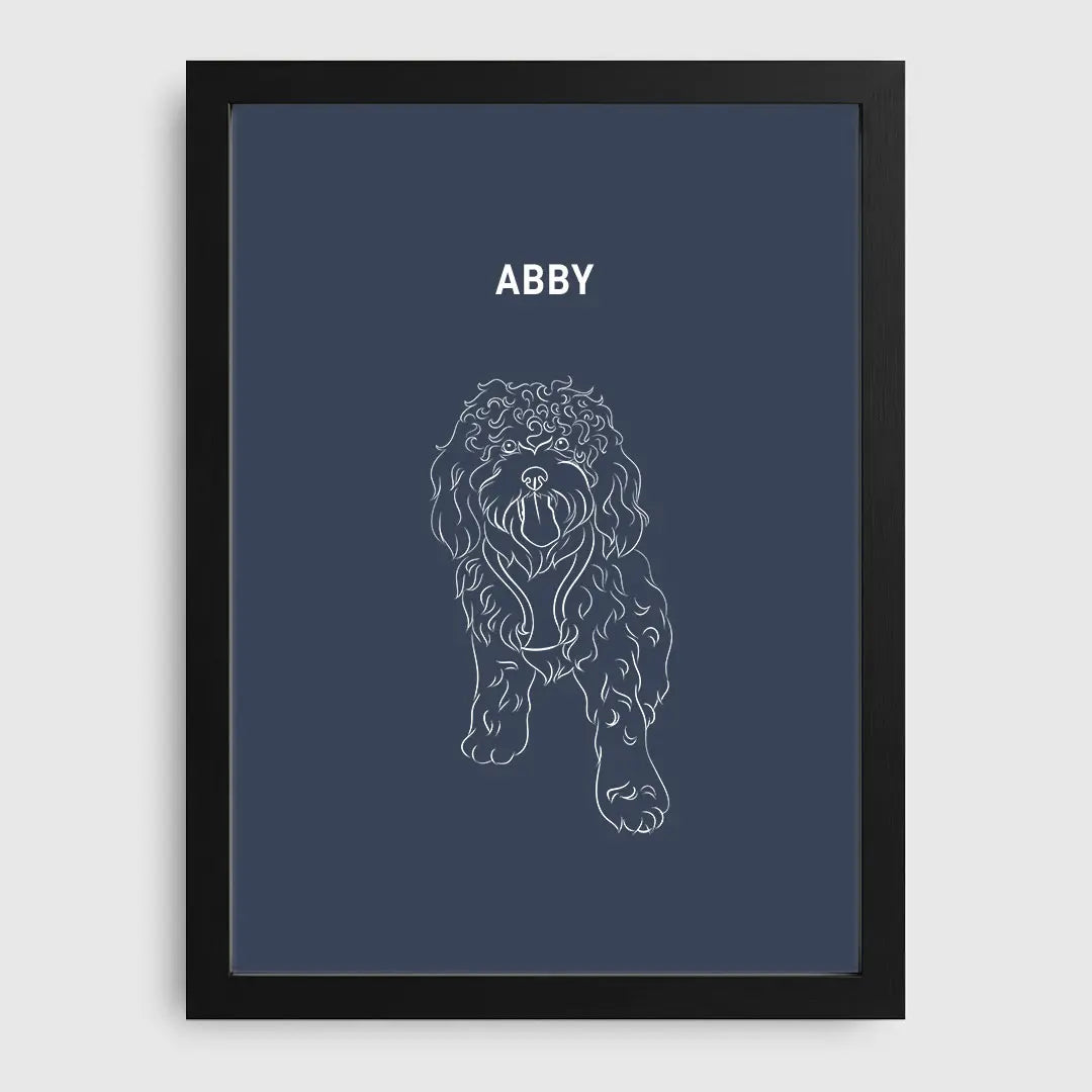 Line Art Pet Portrait