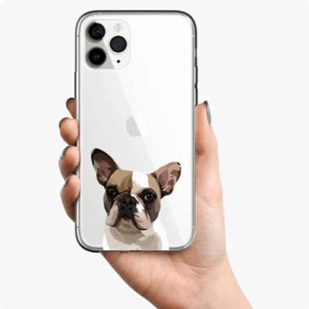 Modern Pet Portrait Phone Case