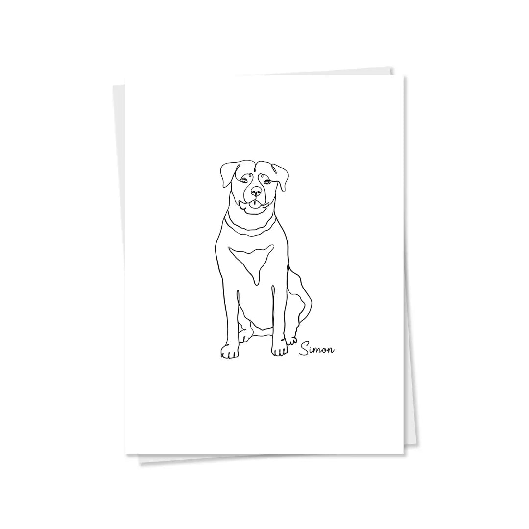 Fluid One-Line Art