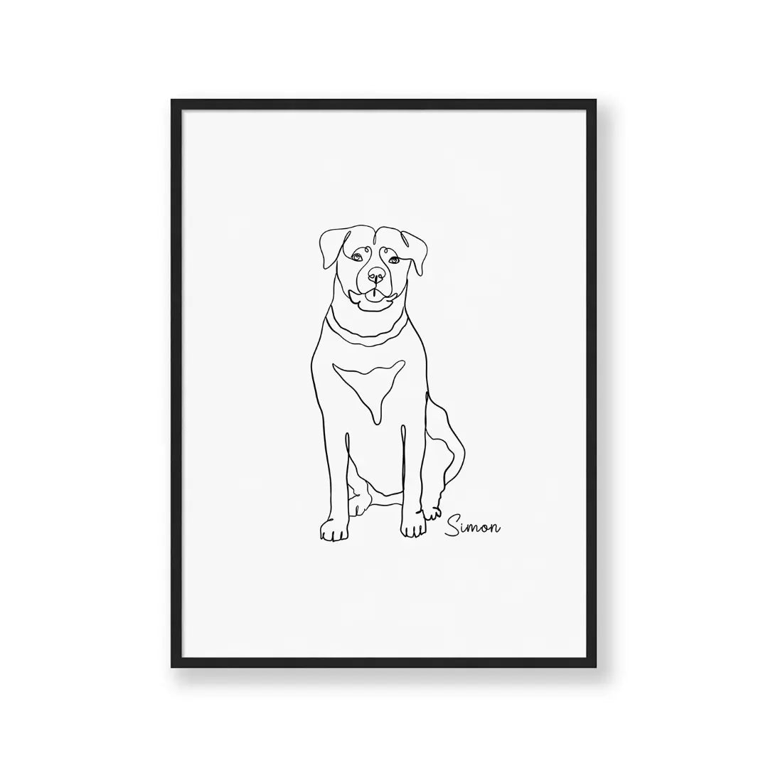 Fluid One-Line Art