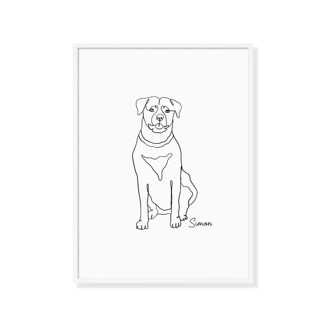 Fluid One-Line Art