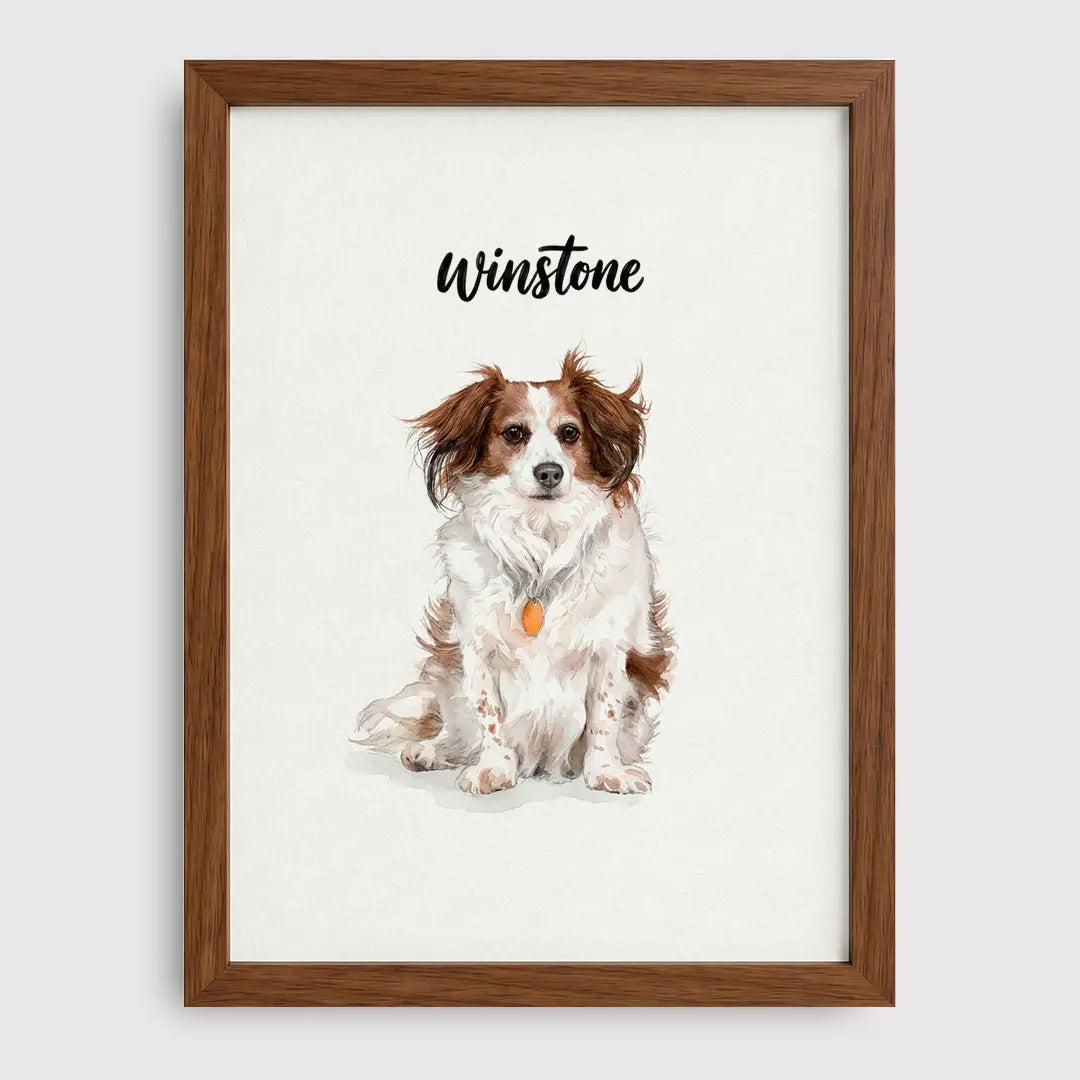 Watercolor Pet Portrait
