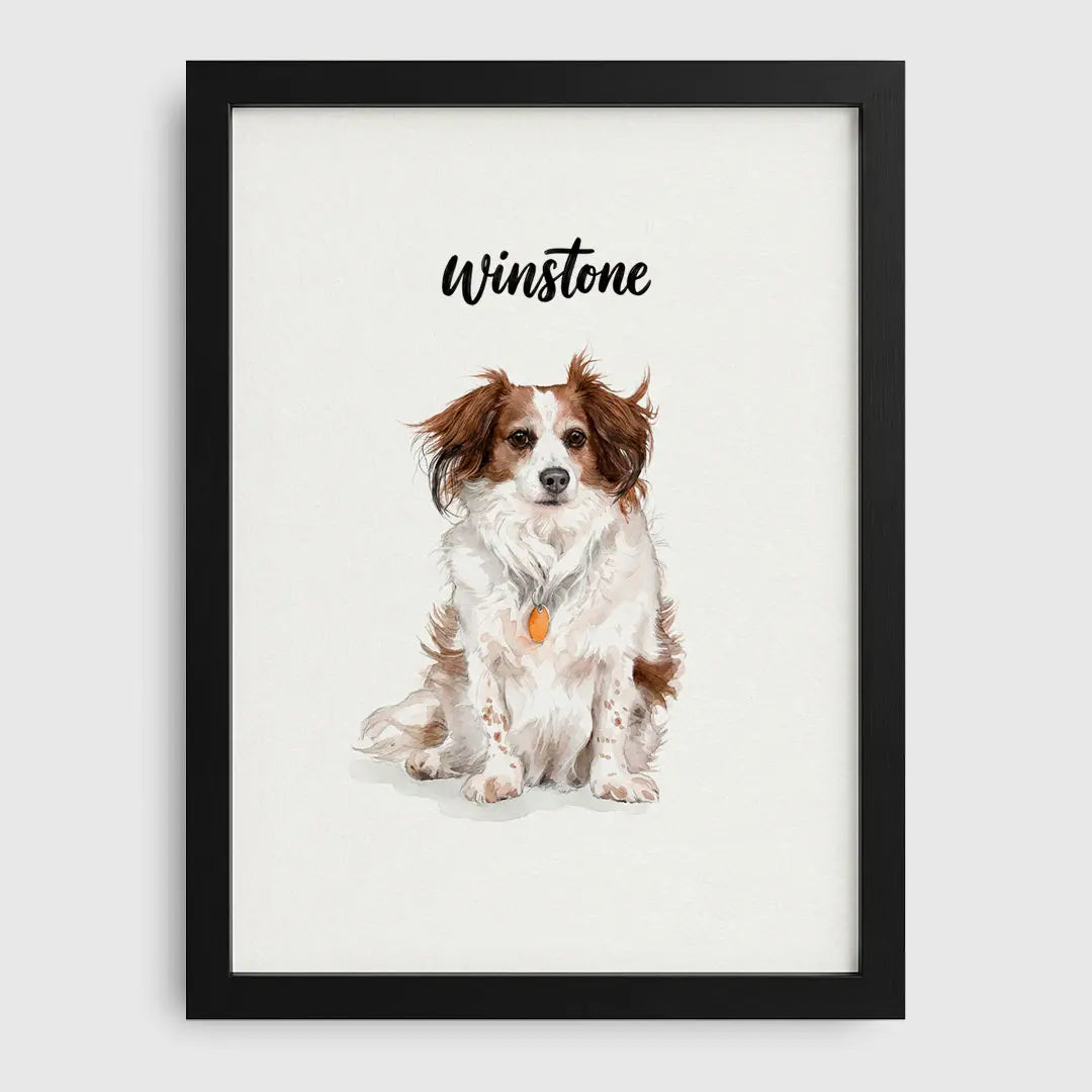 Watercolor Pet Portrait