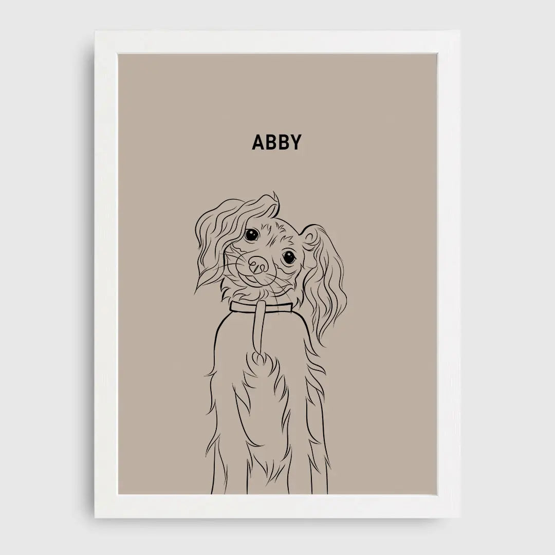 Line Art Pet Portrait