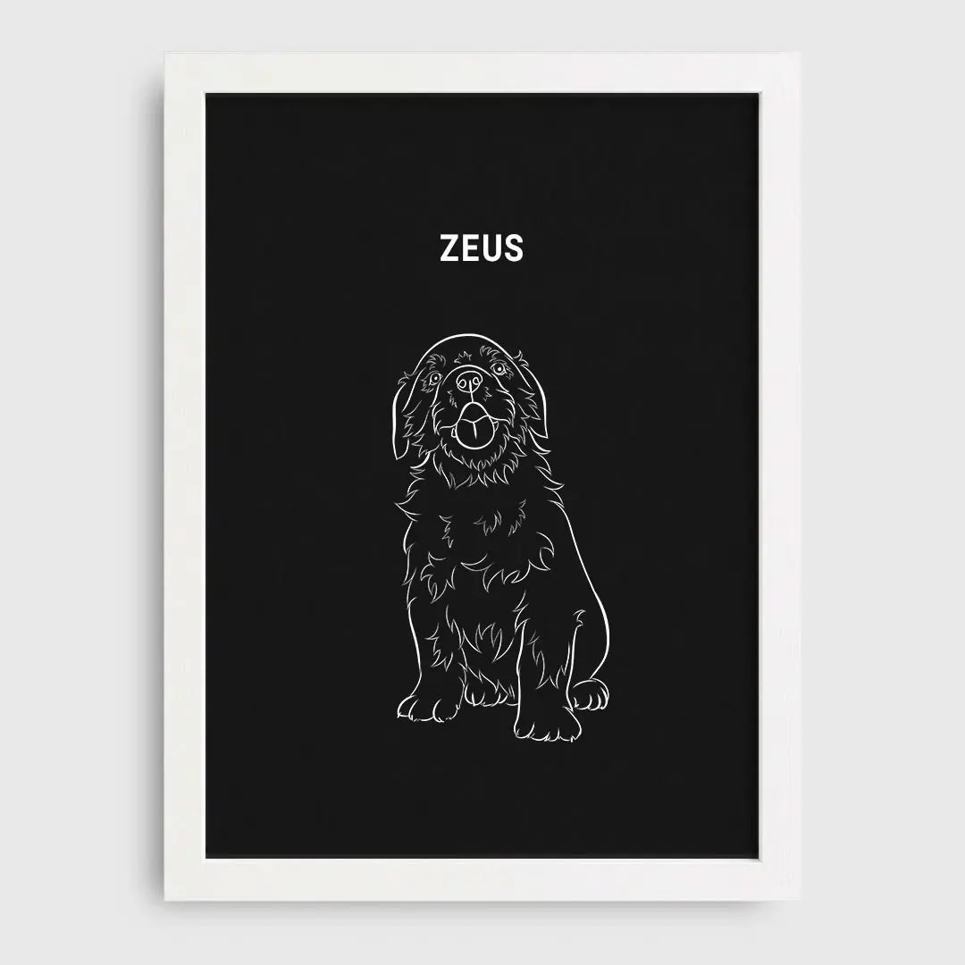 Line Art Pet Portrait