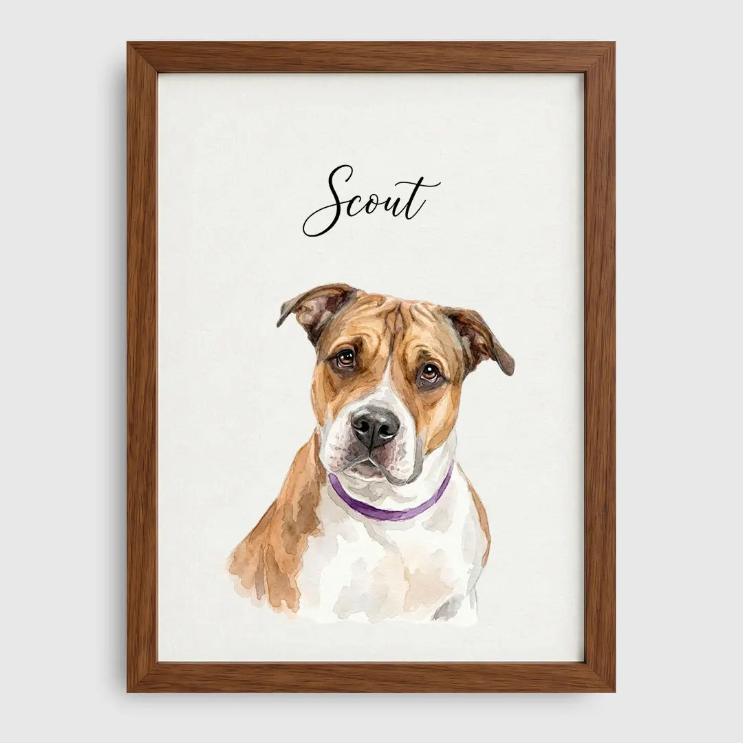 Watercolor Pet Portrait
