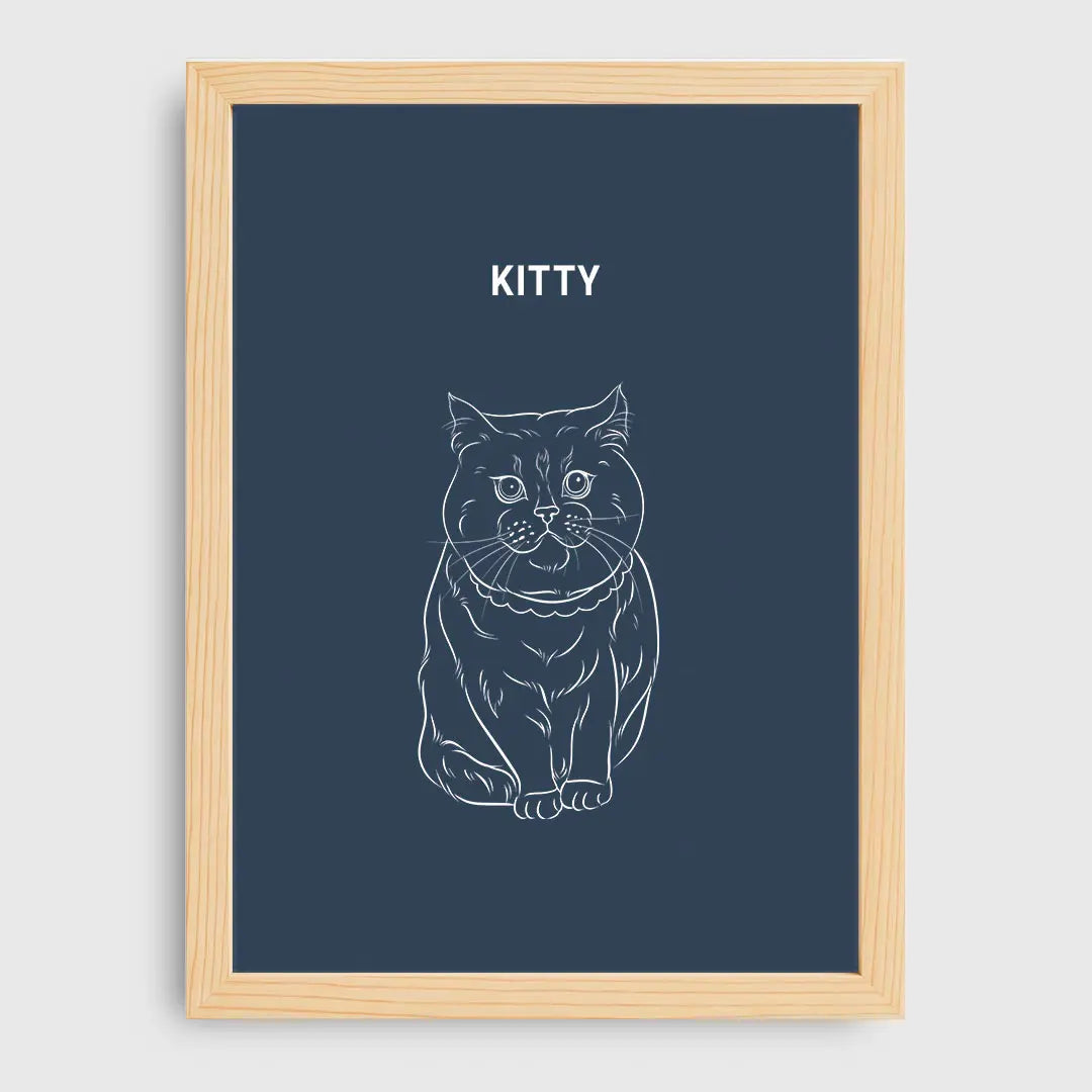 Line Art Pet Portrait