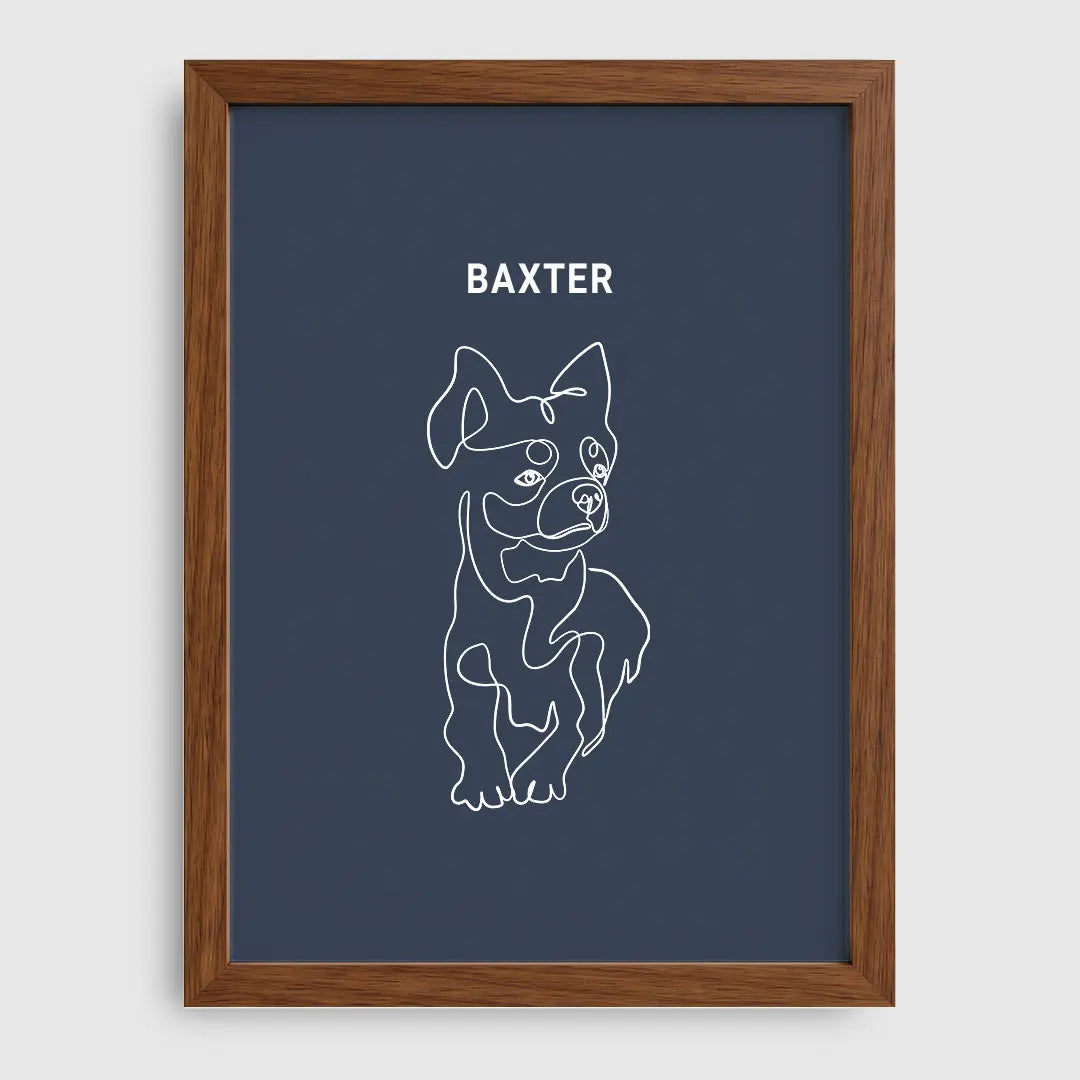 Line Art Pet Portrait