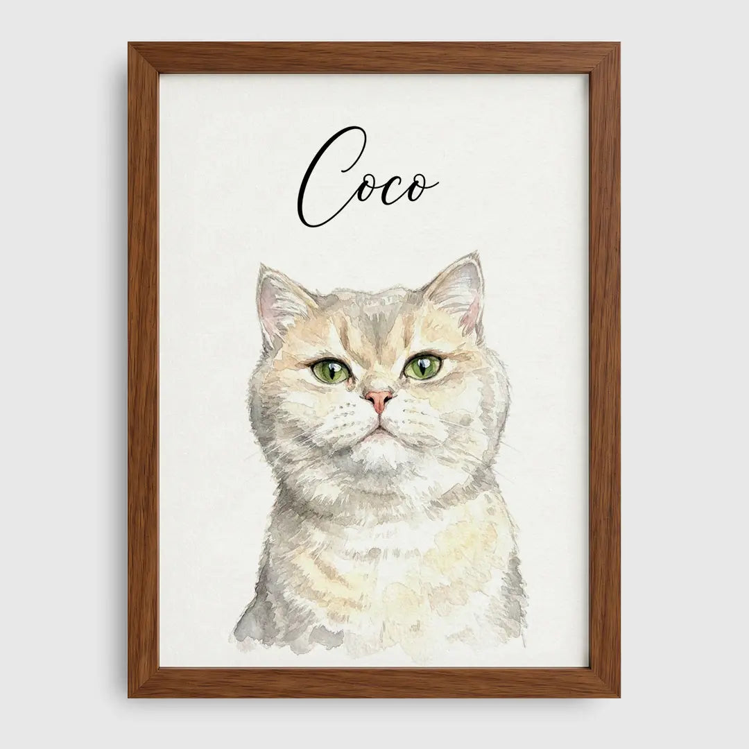 Watercolor Pet Portrait