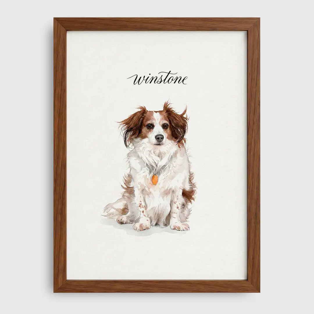Watercolor Pet Portrait