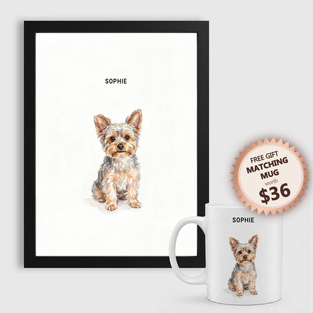 Watercolor Pet Portrait